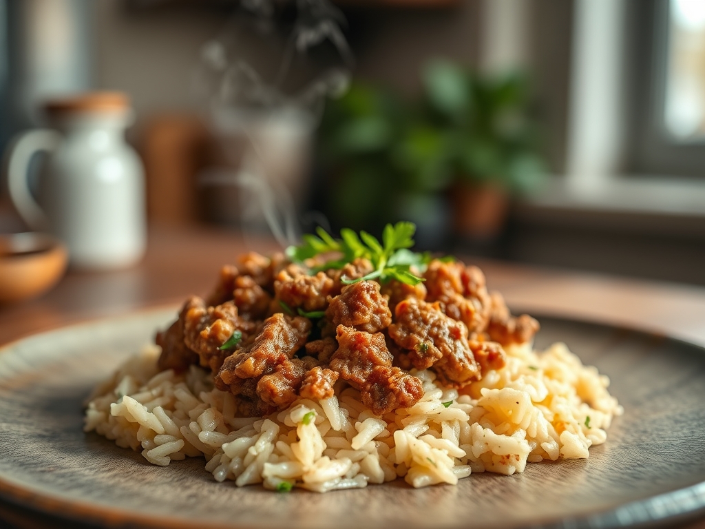 ground chicken recipes with rice