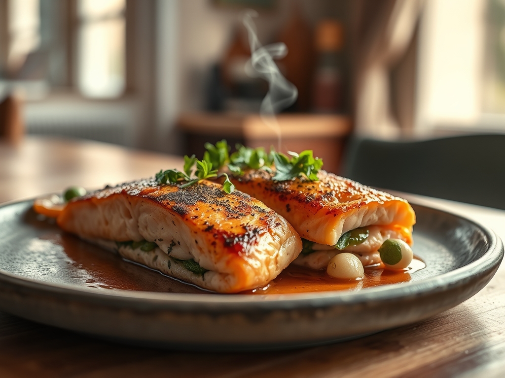 seafood stuffed salmon recipes